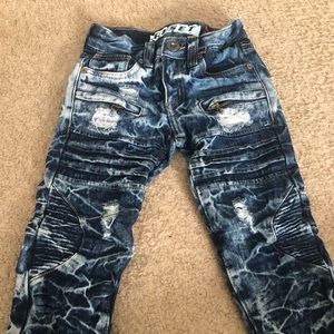 Kids blue denim jeans size 5